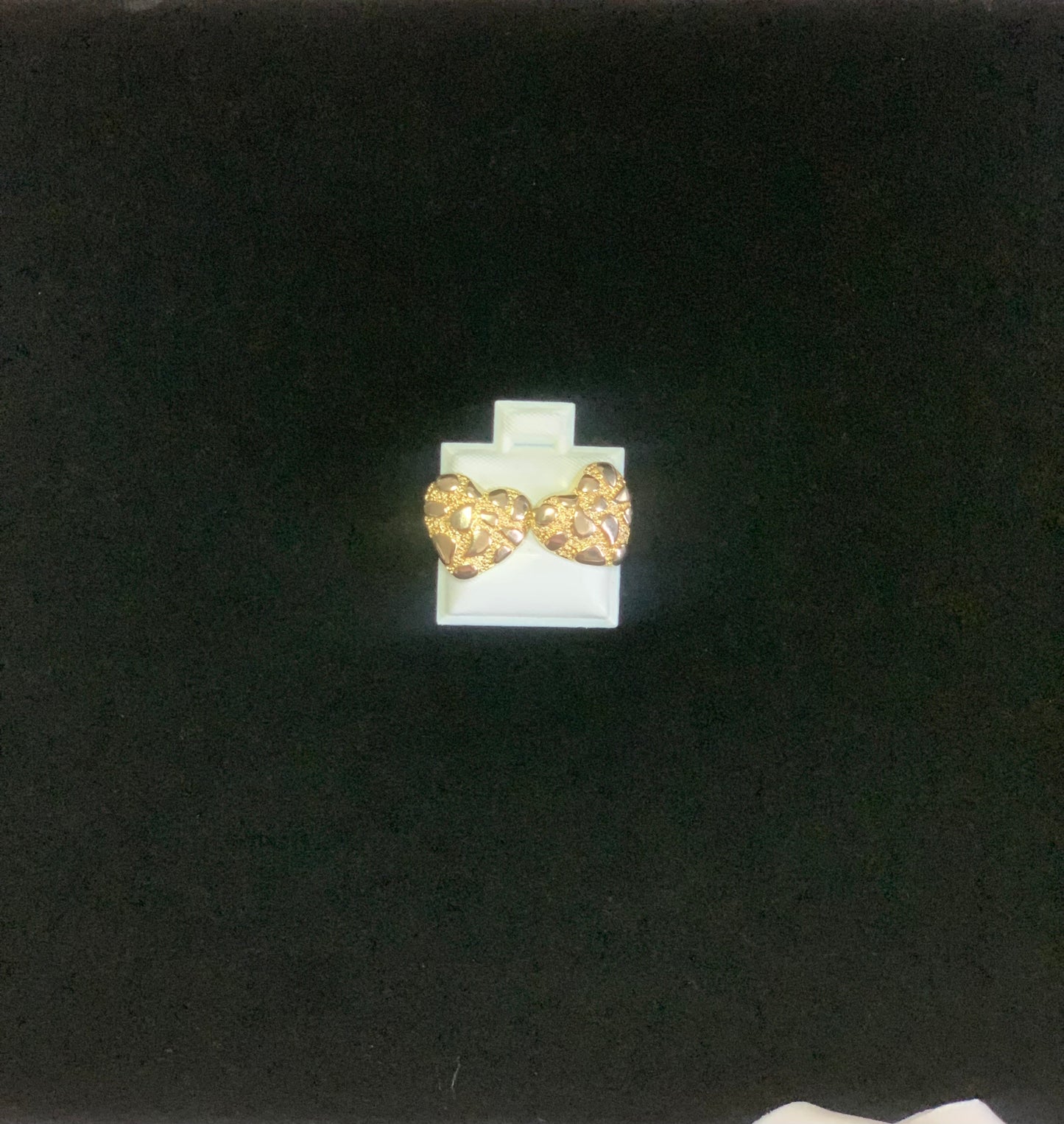 Nugget Heart Studs